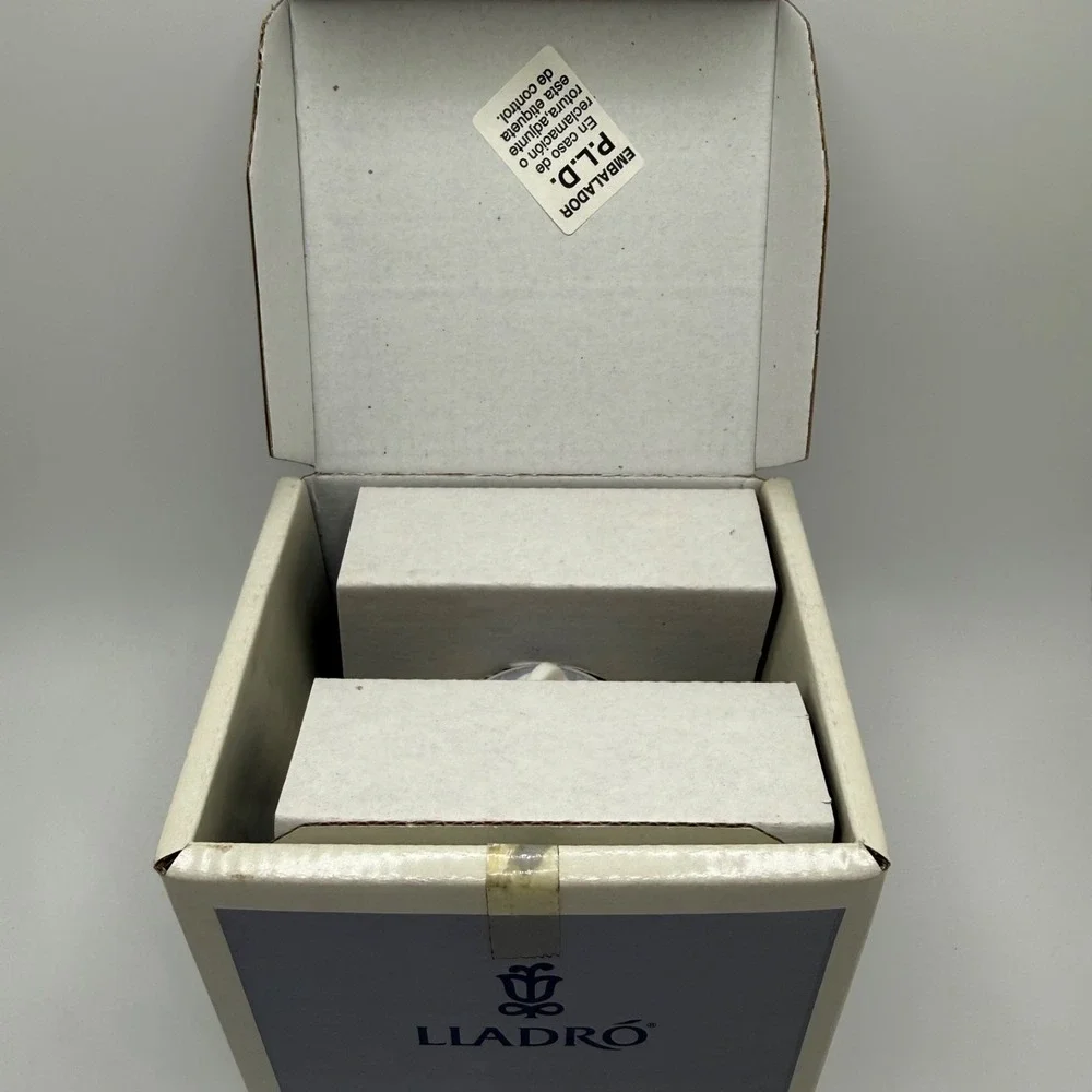 Vintage LLADRO 1993 Porcelain Bell Ornament Nativity‎ Holy Family Spain with Box